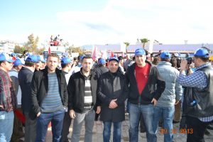 Bursa Şubemiz 29 Aralık Milas Mitingi’nde direnişçi işçilerin yanındaydı YATAĞAN İŞÇİSİ YALNIZ DEĞİLDİR! 