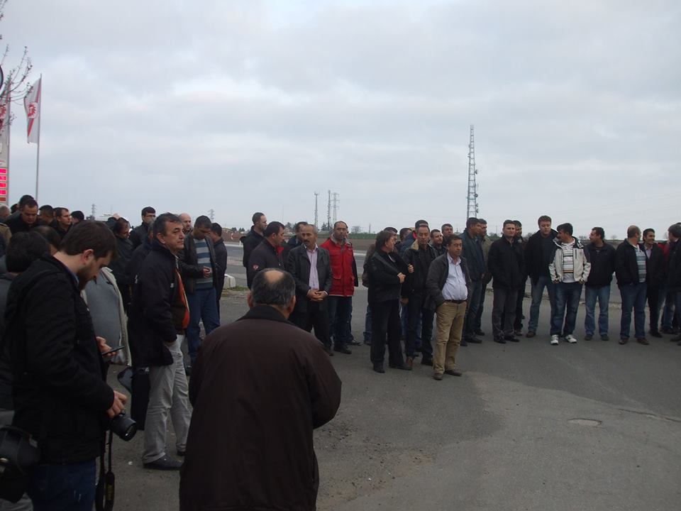 Trakya Şubemizden TPAO Trakya Bölge Müdürlüğü Önünde Basın Açıklaması