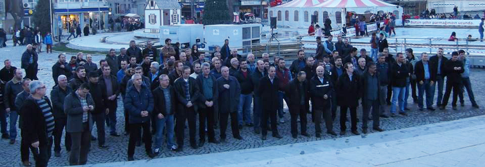 Trakya Şubemizden 'TAŞERONLAŞMAYA, ÖRGÜTSÜZLÜĞE, KURALSIZ ÇALIŞMAYA HAYIR' Mitingi