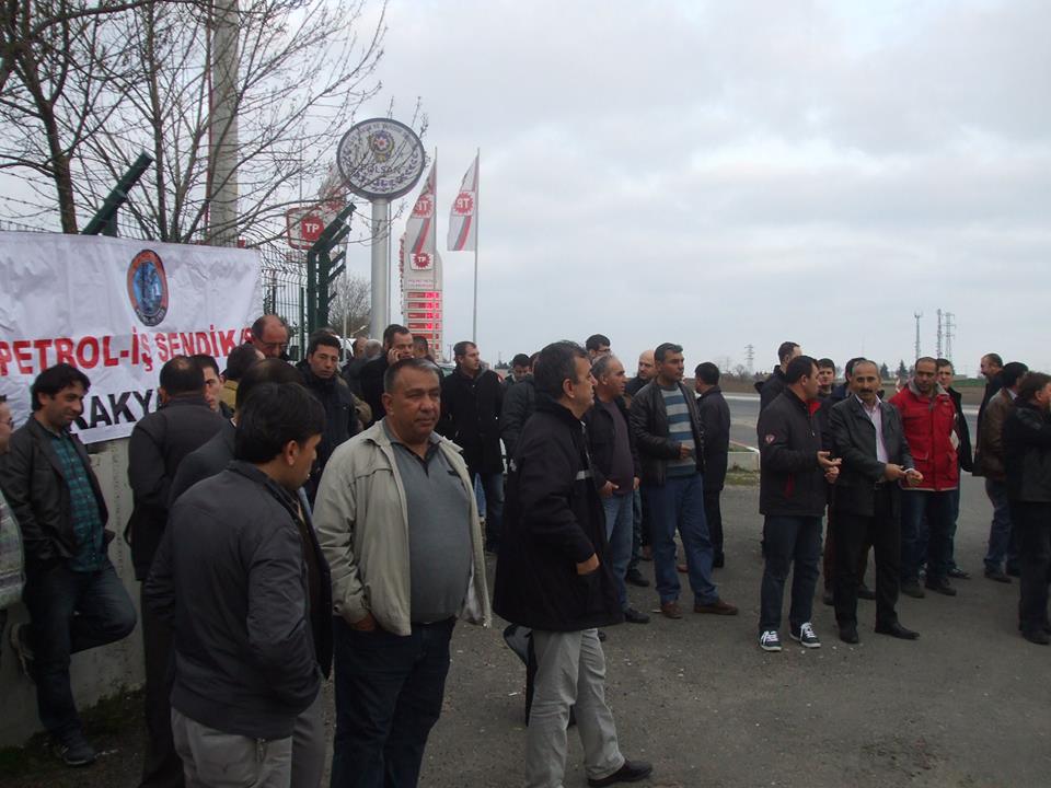 Trakya Şubemizden TPAO Trakya Bölge Müdürlüğü Önünde Basın Açıklaması