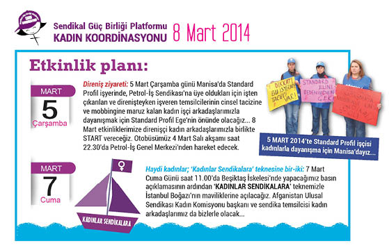 8 Mart’ta SGBP Kadin Koordinasyonu olarak Manisa’da kırmızı, İstanbul’da mavideyiz…