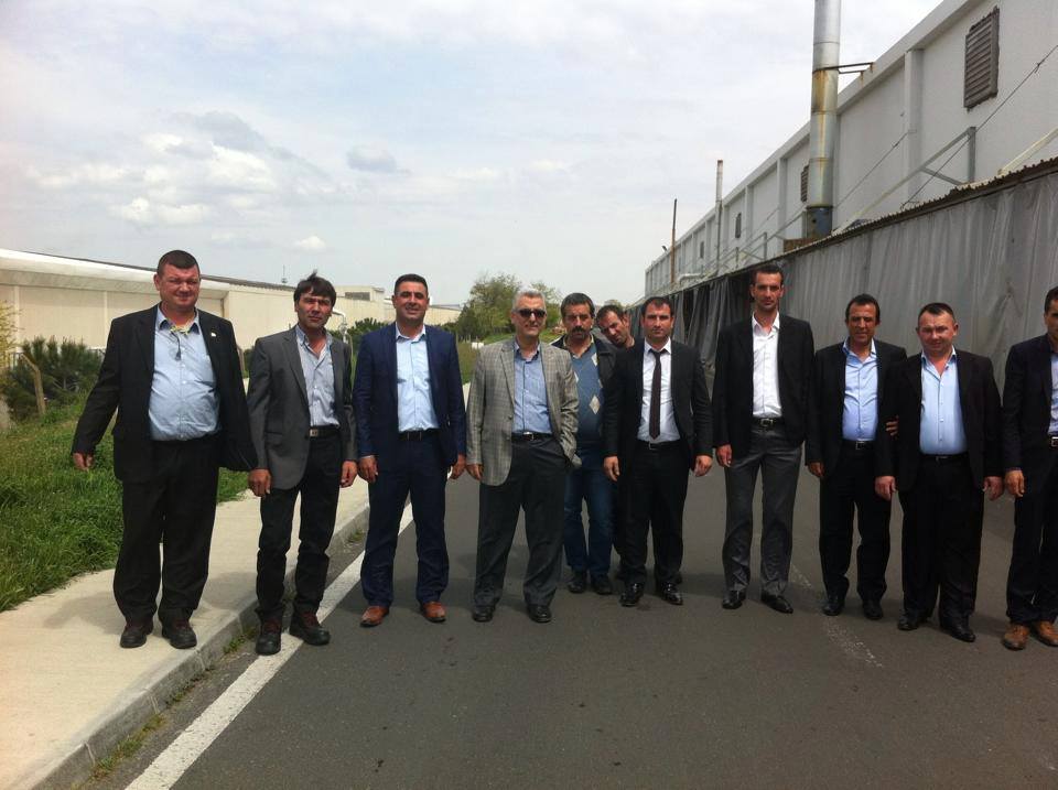 Genel Sekreterimiz Ali Ufuk Yaşar ve İstanbul 1 Nolu Şube Yöneticilerimizden Polimer İşyeri Ziyareti