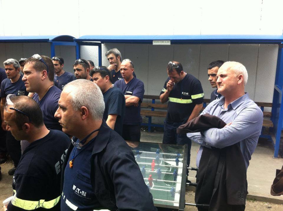 Genel Sekreterimiz Ali Ufuk Yaşar ve İstanbul 1 Nolu Şube Yöneticilerimizden Polimer İşyeri Ziyareti