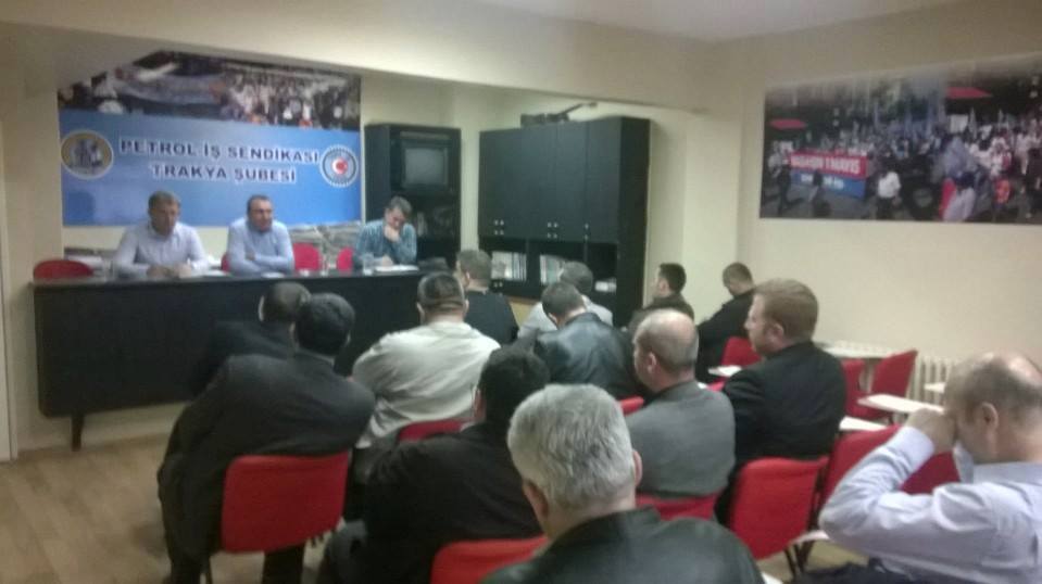 Trakya Şubemizde Temsilciler Kurulu Yapıldı