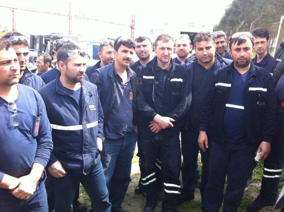 Genel Sekreterimiz Ali Ufuk Yaşar ve İstanbul 1 Nolu Şube Yöneticilerimizden Polimer İşyeri Ziyareti