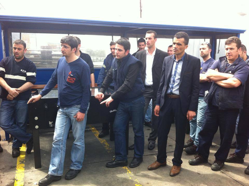 Genel Sekreterimiz Ali Ufuk Yaşar ve İstanbul 1 Nolu Şube Yöneticilerimizden Polimer İşyeri Ziyareti