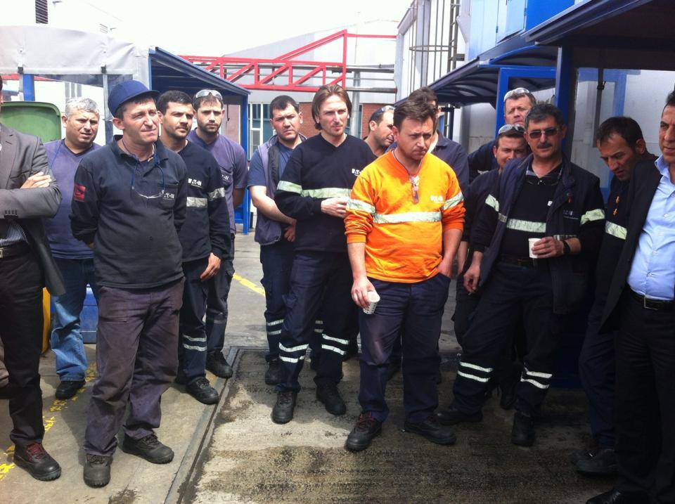 Genel Sekreterimiz Ali Ufuk Yaşar ve İstanbul 1 Nolu Şube Yöneticilerimizden Polimer İşyeri Ziyareti