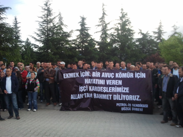 Standard Profil İşçileri Soma İçin Eylem Yaptı