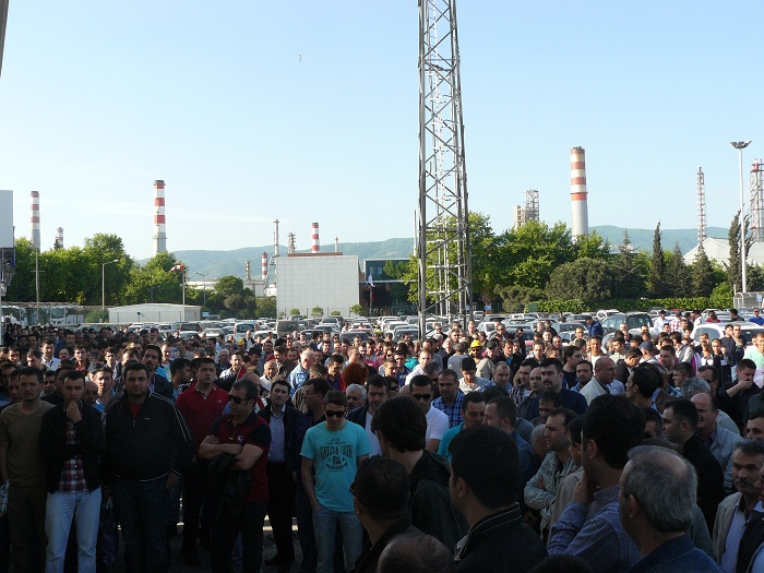 Kocaeli Şube Kitlesel Katılımla İş Bıraktı