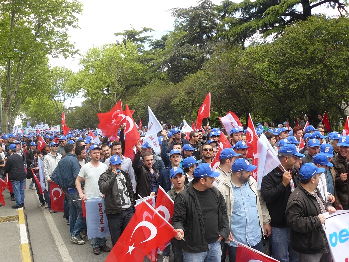 Kocaeli Şubemizin Kadıköy'de 1 Mayıs Coşkusu