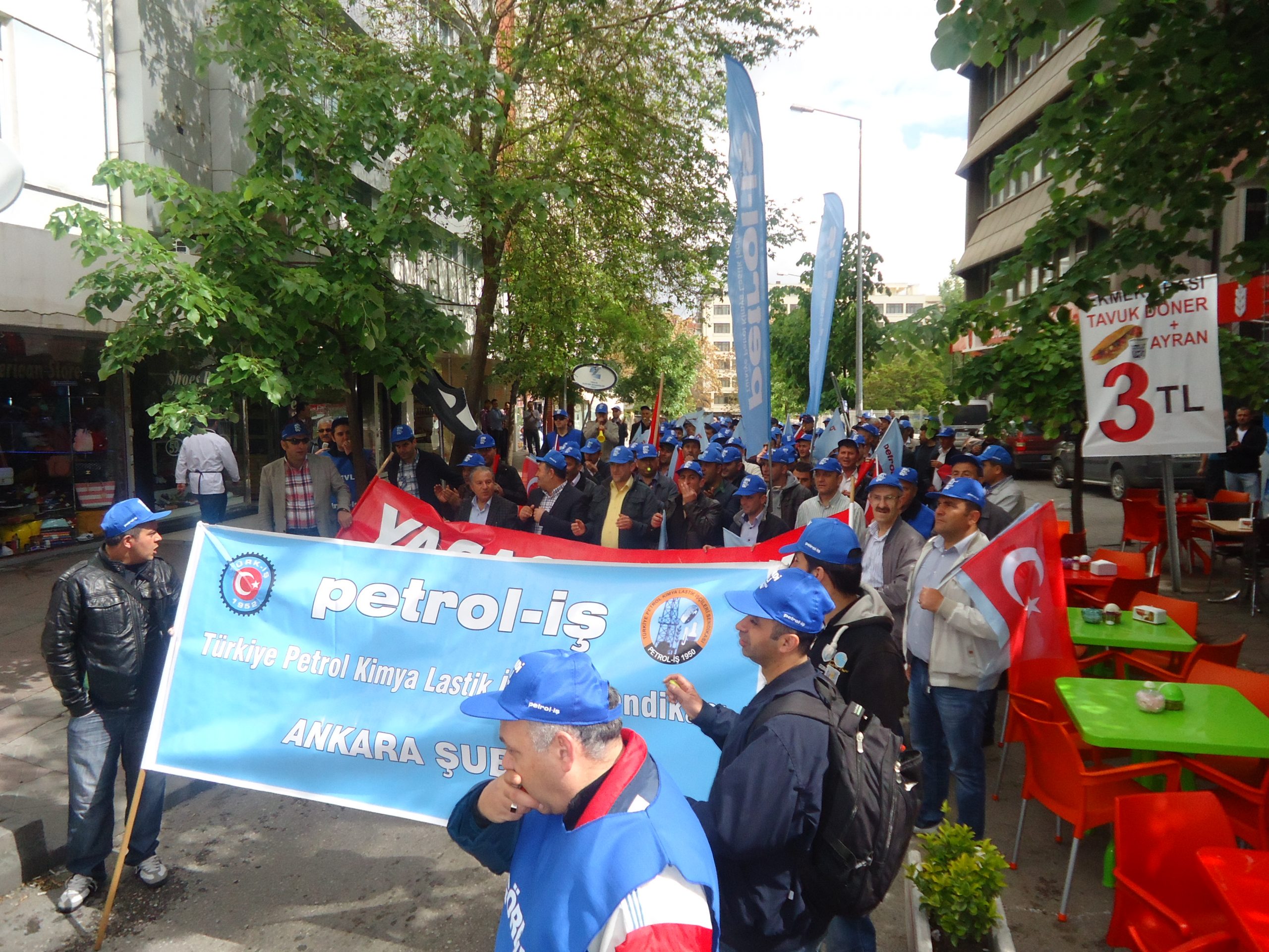 Ankara Şube 1 Mayıs'a Tandoğan'da “merhaba” dedi
