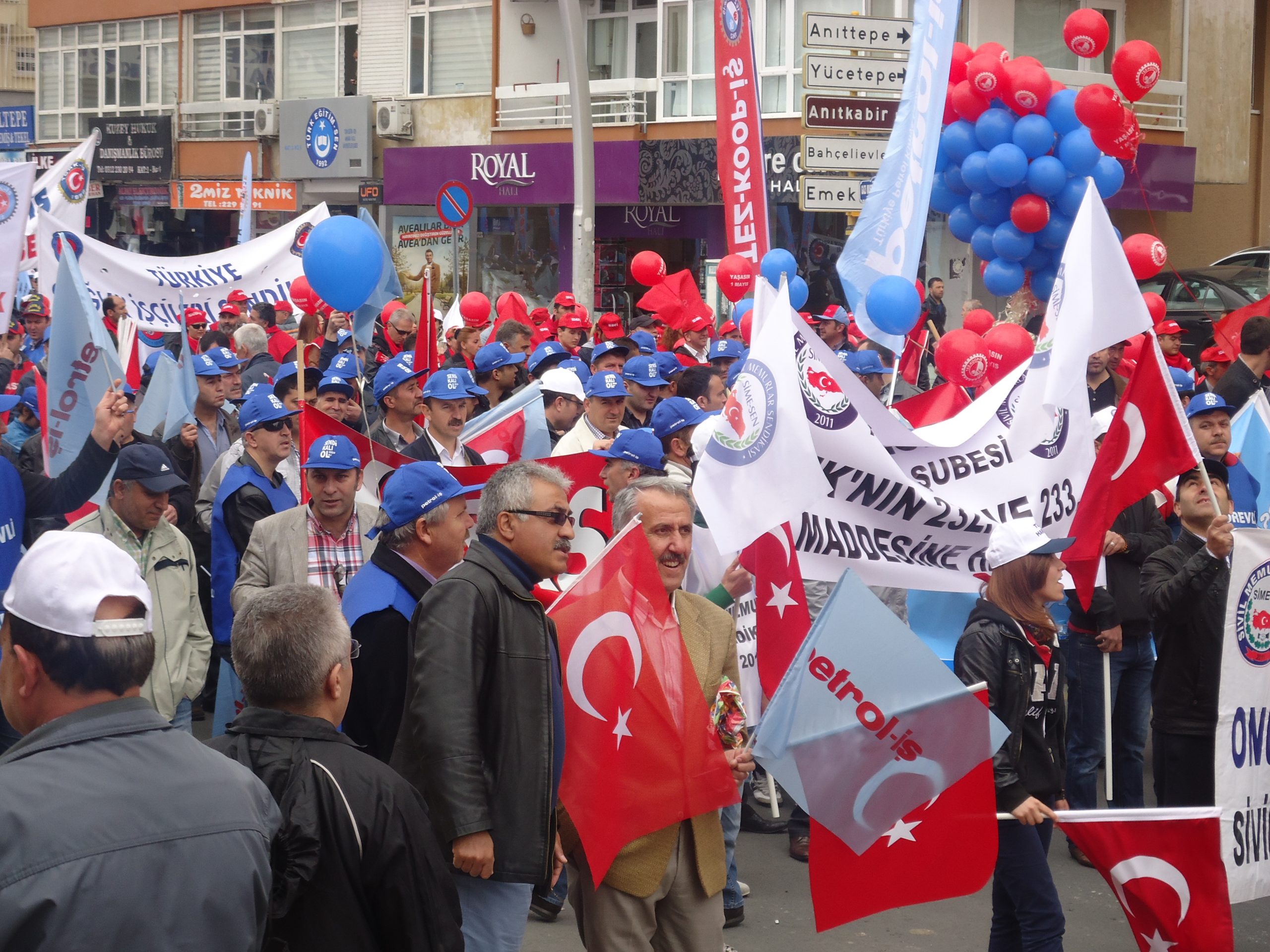 Ankara Şube 1 Mayıs'a Tandoğan'da “merhaba” dedi