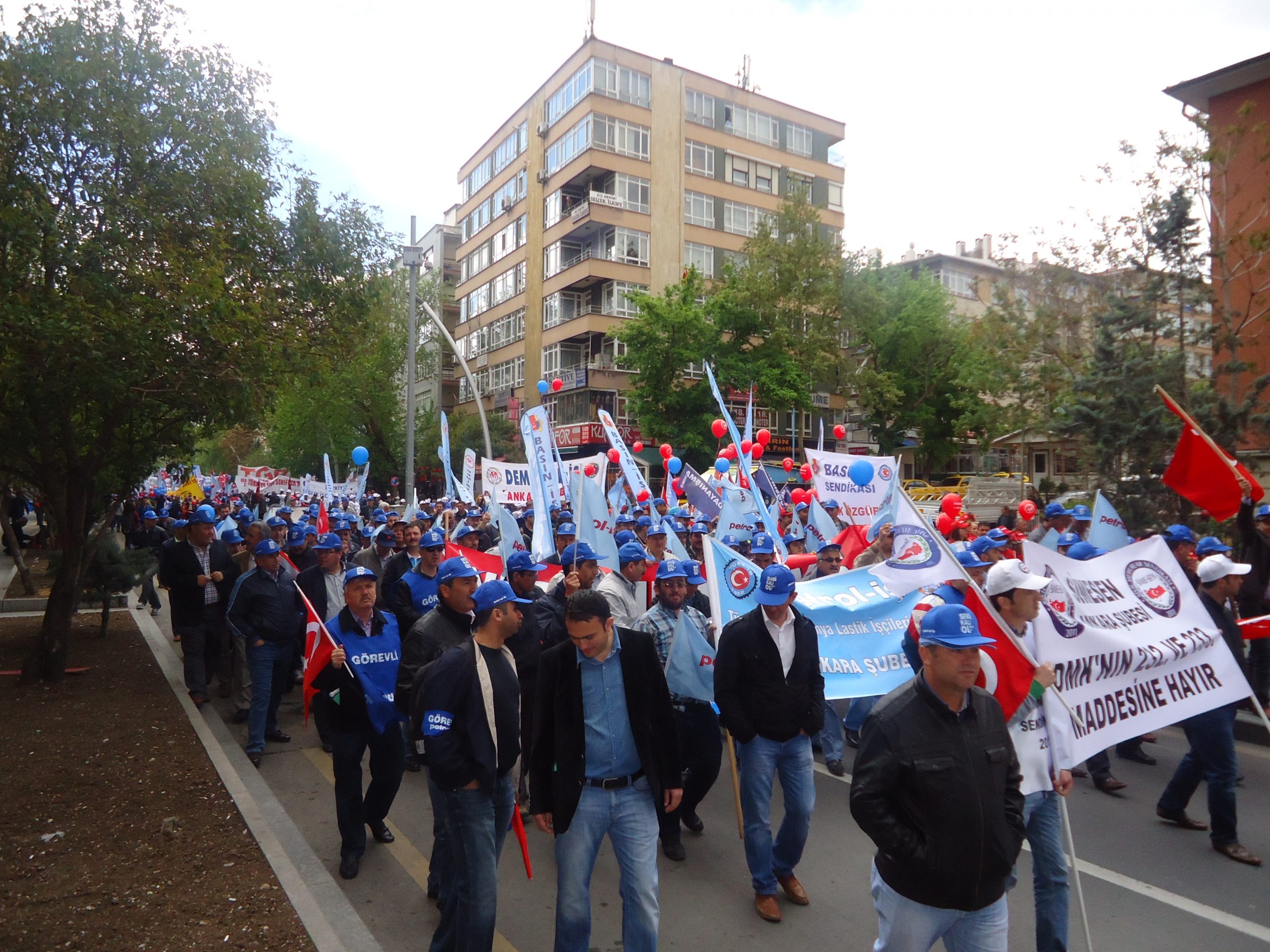 Ankara Şube 1 Mayıs'a Tandoğan'da “merhaba” dedi