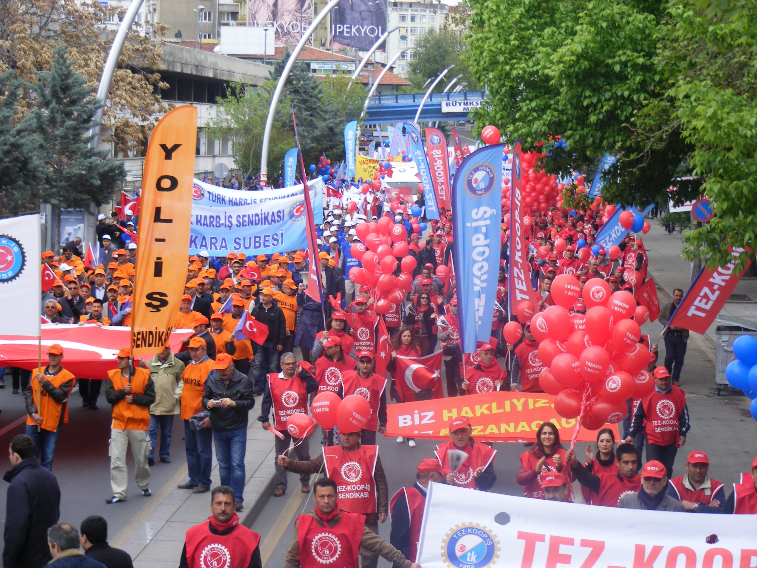 Ankara Şube 1 Mayıs'a Tandoğan'da “merhaba” dedi