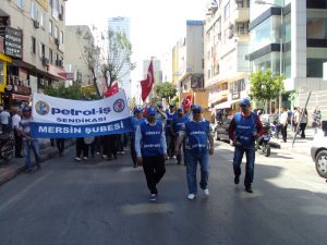Mersin Şubemiz 1 Mayıs’ta Alanlardaydı