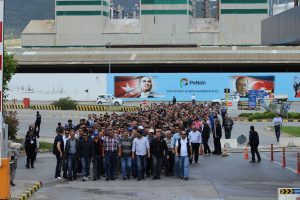 Aliağa Şubesi’ne bağlı işyerlerinde iş bırakma