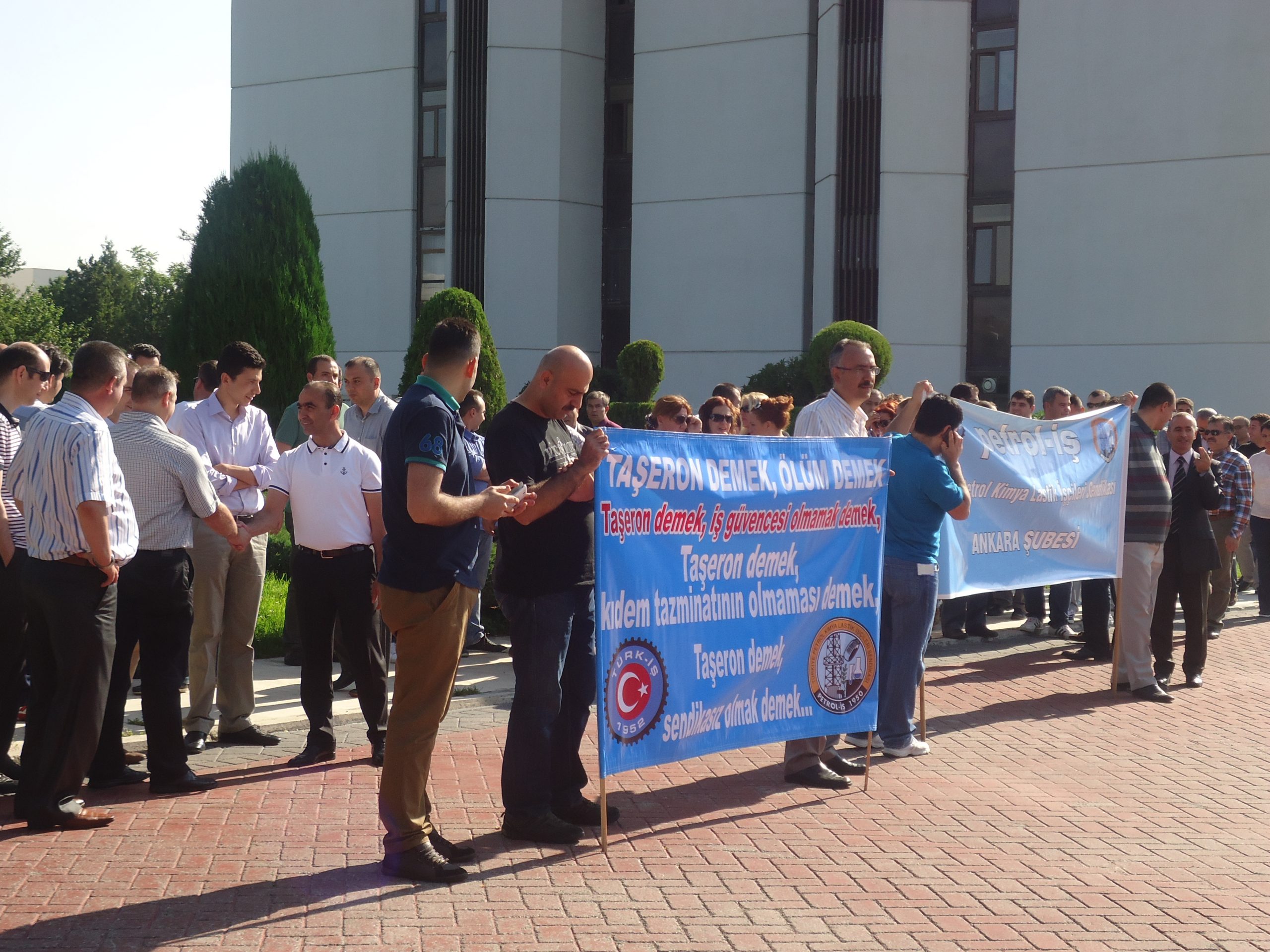 Ankara'da Özelleştirmeye Karşı Eylem