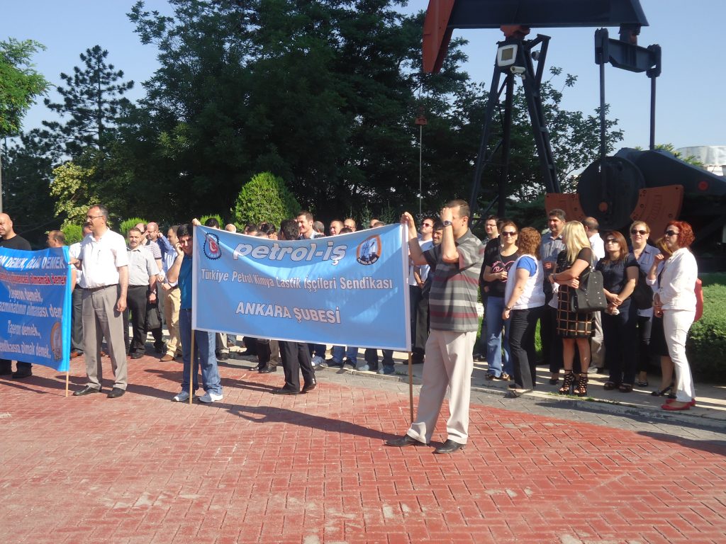 Ankara'da Özelleştirmeye Karşı Eylem