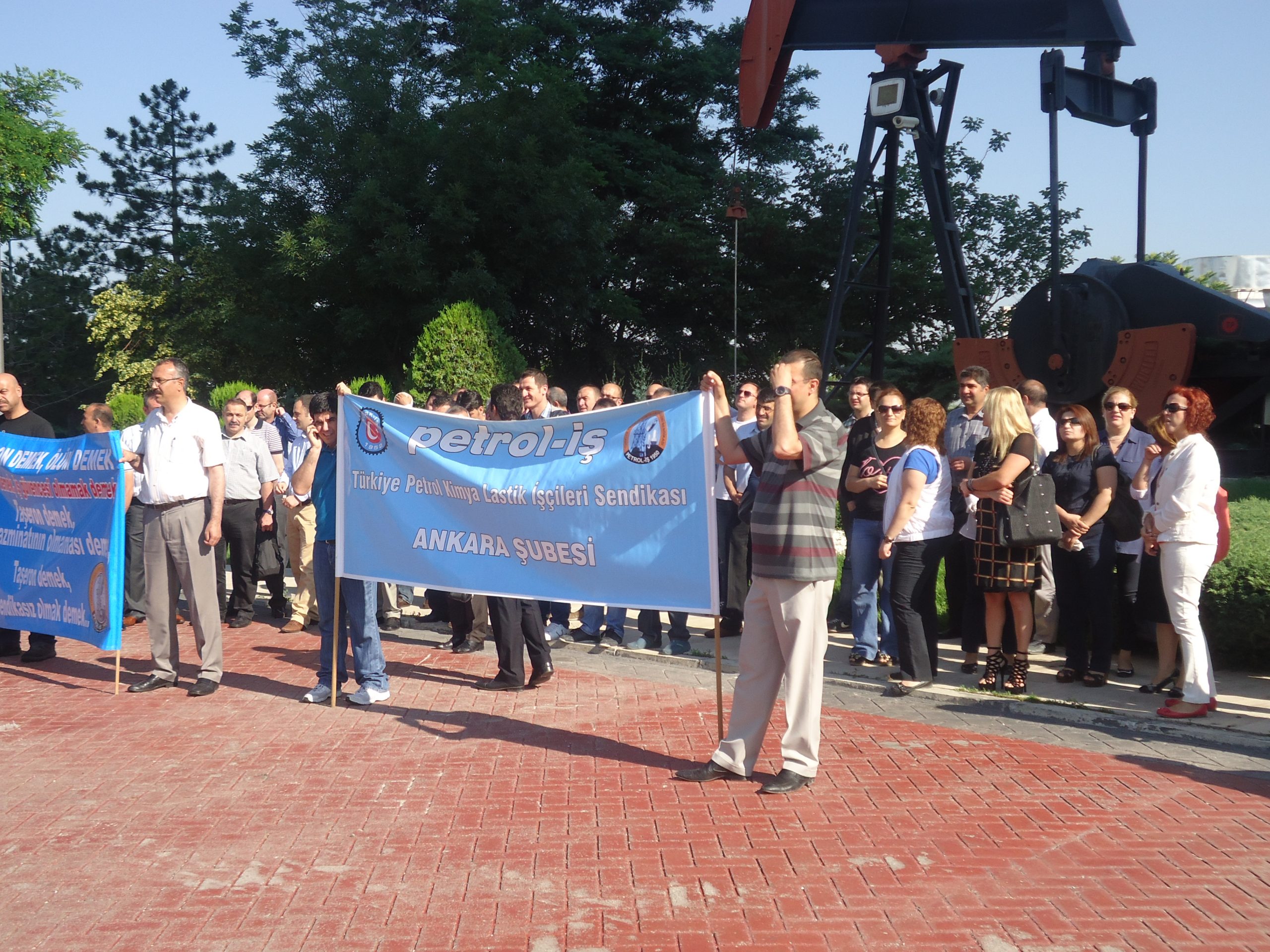 Ankara'da Özelleştirmeye Karşı Eylem