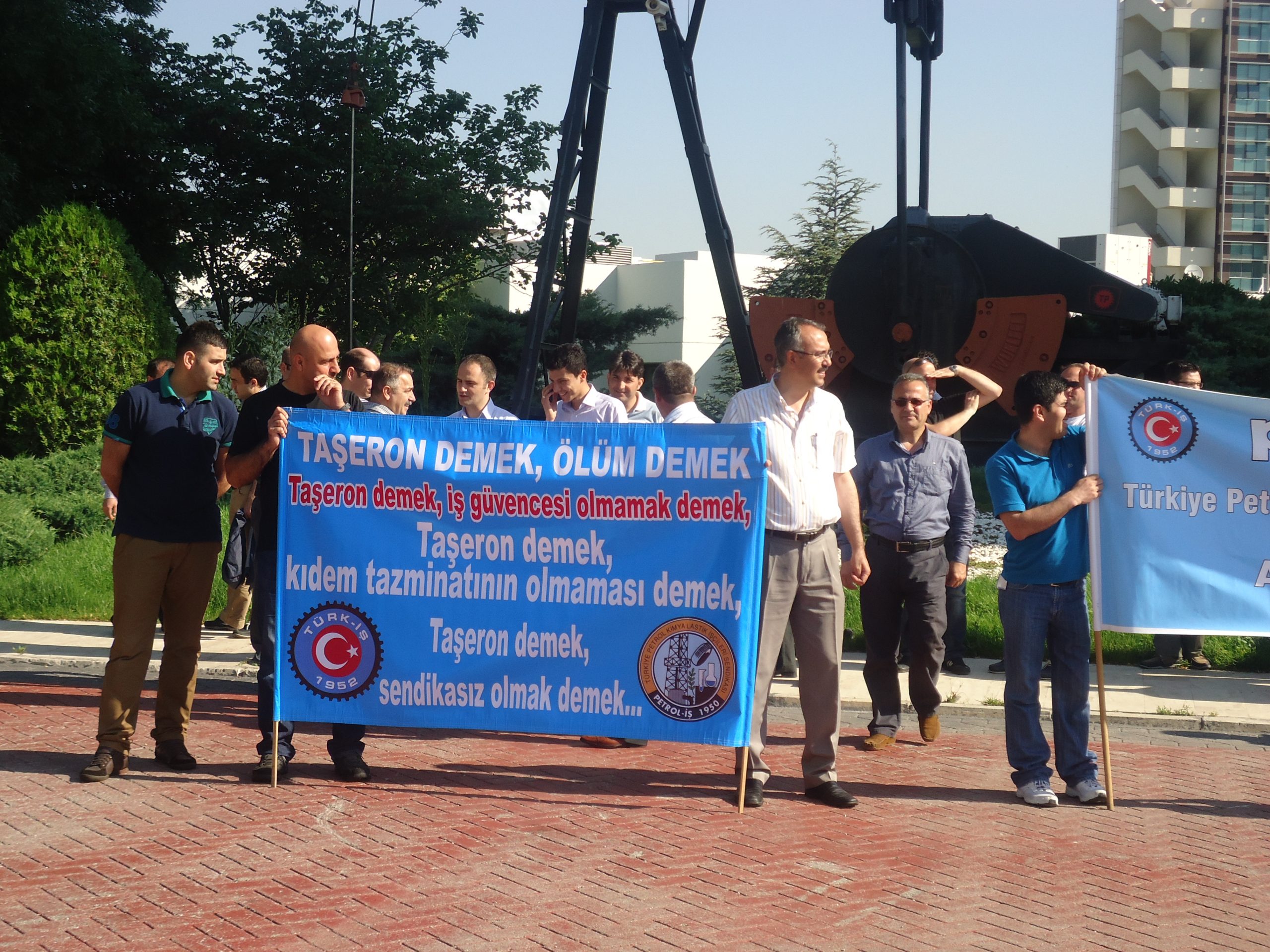 Ankara'da Özelleştirmeye Karşı Eylem