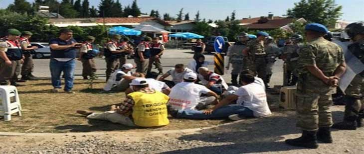 Sütaş işçilerine polis ve jandarma saldırısı!