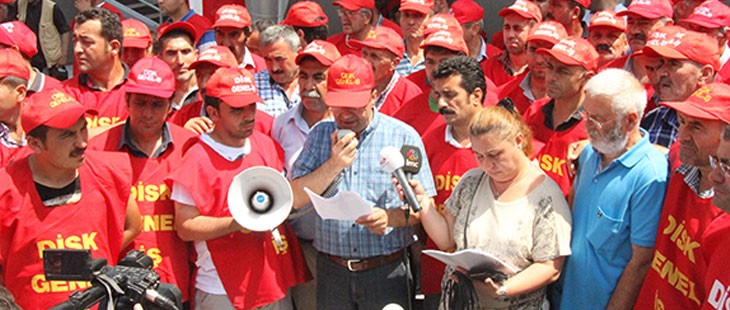 Belediye işçilerine polis müdahalesi