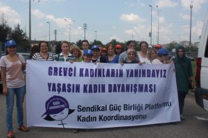 İnsanca ücret için verdiğiniz mücadelenin yanındayız