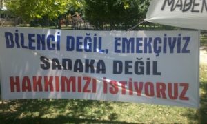 Soma’da işçilerin eylemi sürüyor