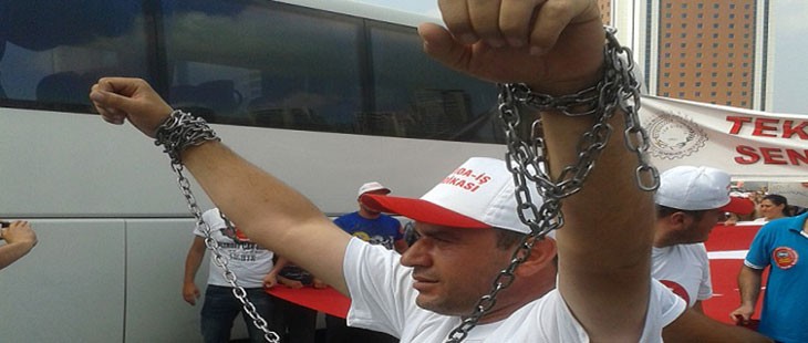 Sütaş işçileri: İş ekmek yoksa barış da yok