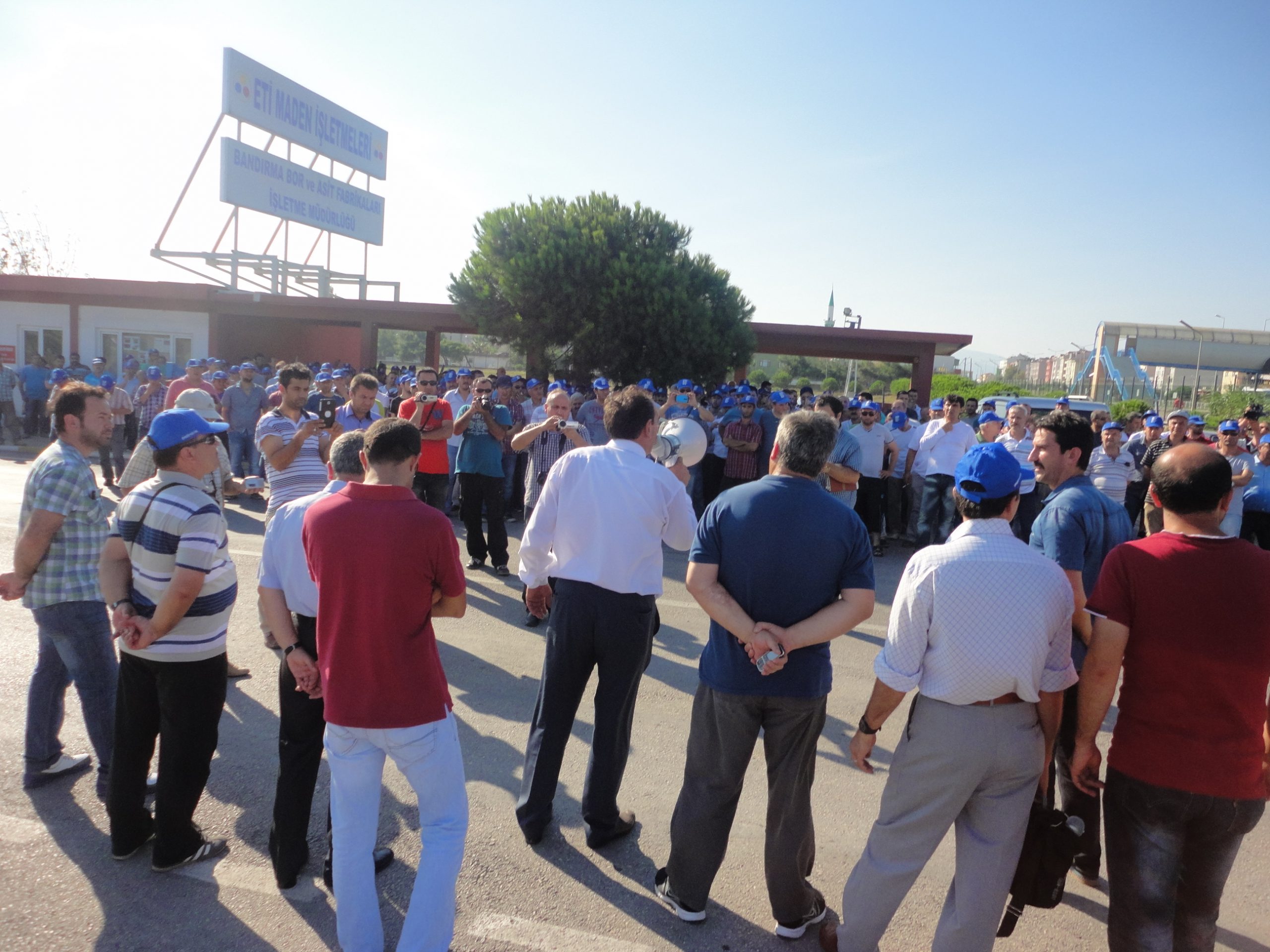 Bandırma Şubemize Bağlı Boraks Fabrikası'nda Eylem Yapıldı