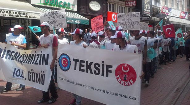 Tüsa Denim’de direniş 104. gününde