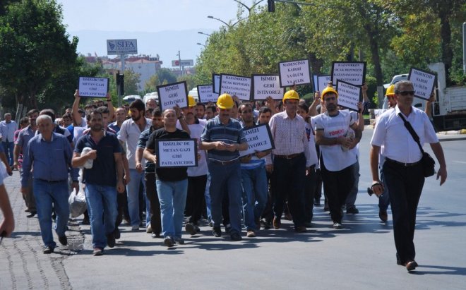 Aydın’da madenci eylemine polis saldırısı