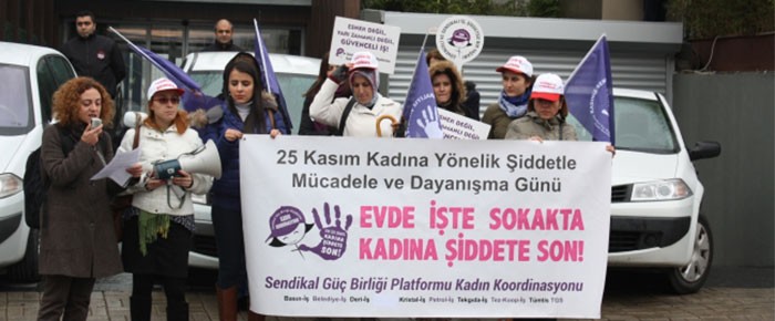 Şiddete karşı dayanışma
