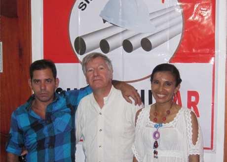 İşçiler Rubén Darío Montoya Obando’yu desteklemek için yürüdü