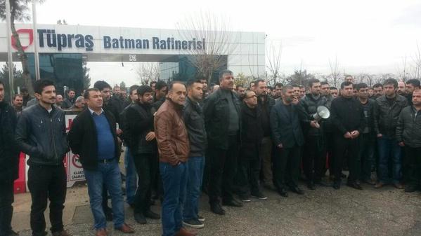 Batman Şube’den TÜPRAŞ eylemi