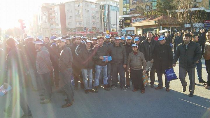 Trakya Şubemiz Kıdem Tazminatı Eylemine Destek Verdi