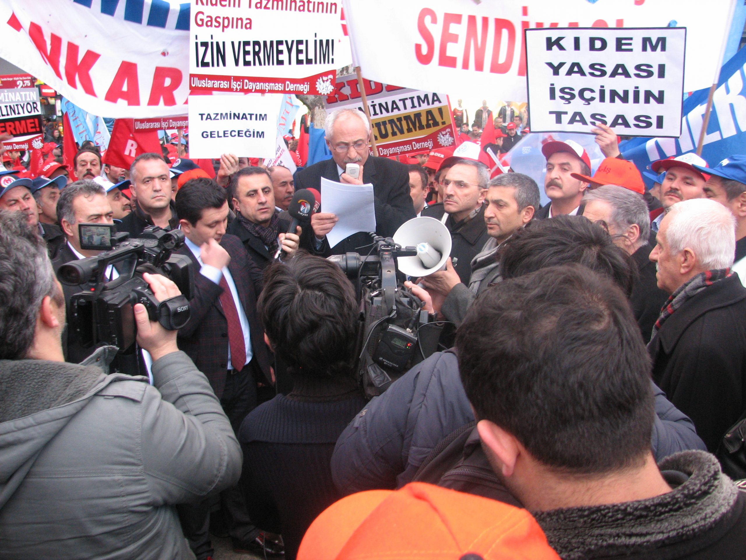 Ankara Şubemiz Kıdem Tazminatı Eylemindeydi