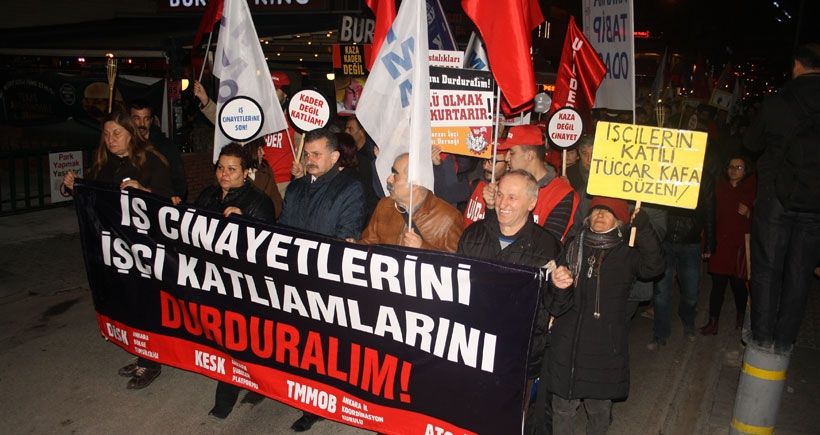 ‘İş cinayetlerinin sorumlusu işverenler ve hükümet’