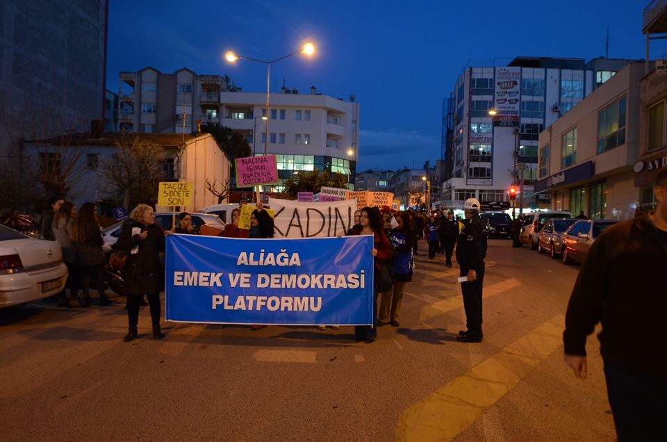 Aliağa Şubemiz 8 Mart'ta Alandaydı