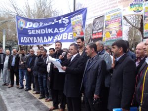 Retunsee’nin Çağrısı Üzerine  Adıyaman Şubemiz’den Eylem