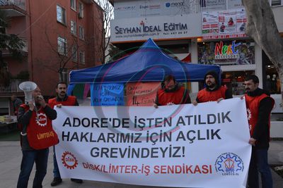 Adore işçileri açlık grevine başlıyor