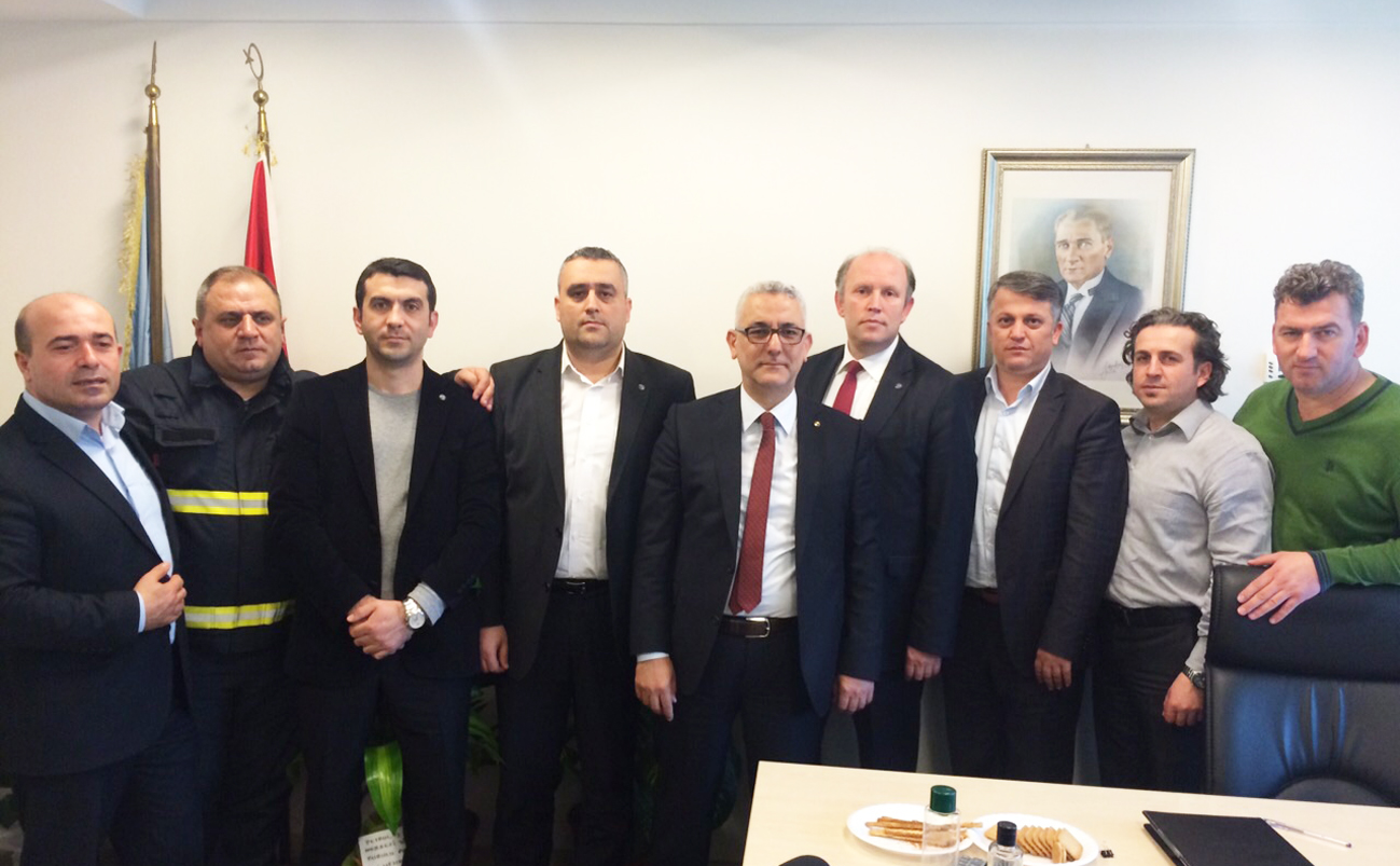 Genel Sekreterimiz Ali Ufuk Yaşar ve Kocaeli Şube Yöneticilerimiz Tüpraş İzmit Rafinerisi’nde
