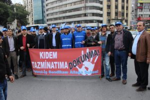 Aliağa Şubemiz Kıdem Tazminatı Eylemindeydi