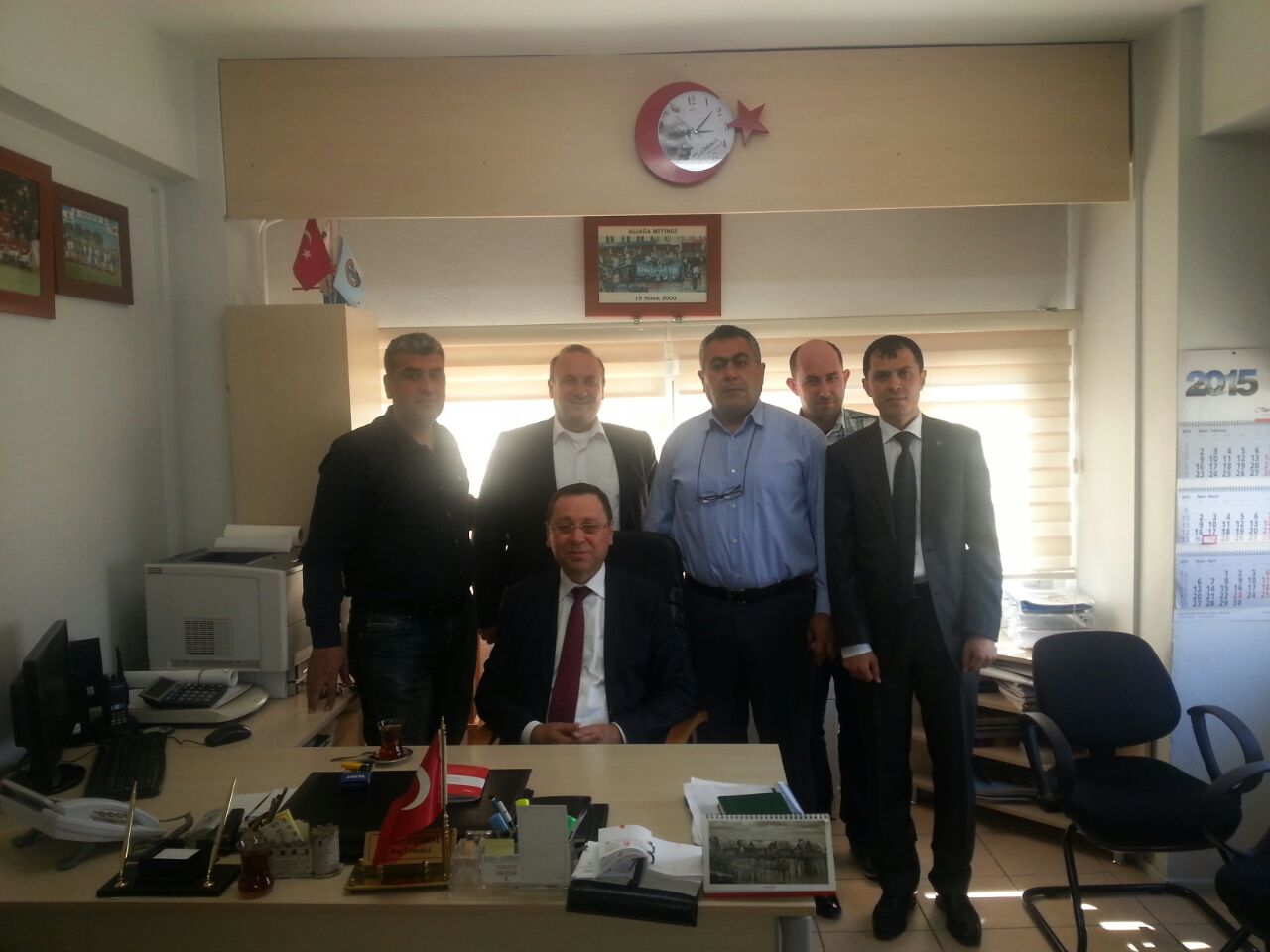 Mustafa Öztaşkın Tüpraş Çalışanlarını Ziyaret Etti