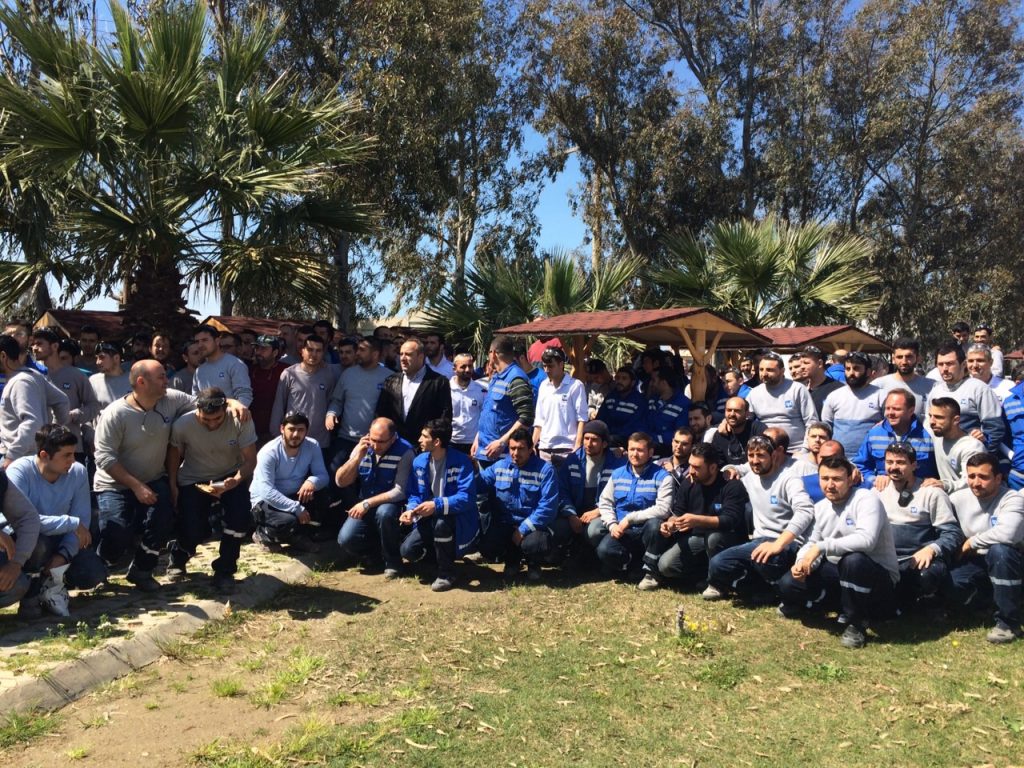 İzmir Şubemize Bağlı TPI Kompozit'te Yemek Eylemi