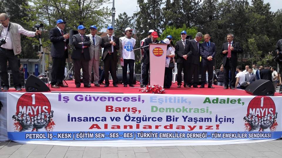 Kırıkkale 1 Mayıs’ta Cumhuriyet Meydanı’nı Doldurdu