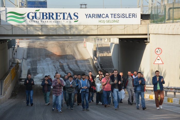 Gübretaş’ta grev ilanı asıldı