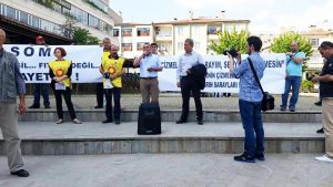 Trakya Şubemizin Soma Basın Açıklaması