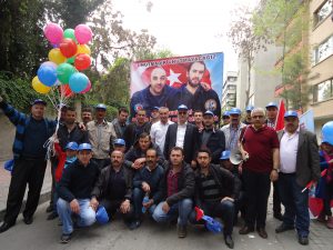 Ankara Şubemiz 1 Mayıs’ta Sıhhiye Meydanı’ndaydı