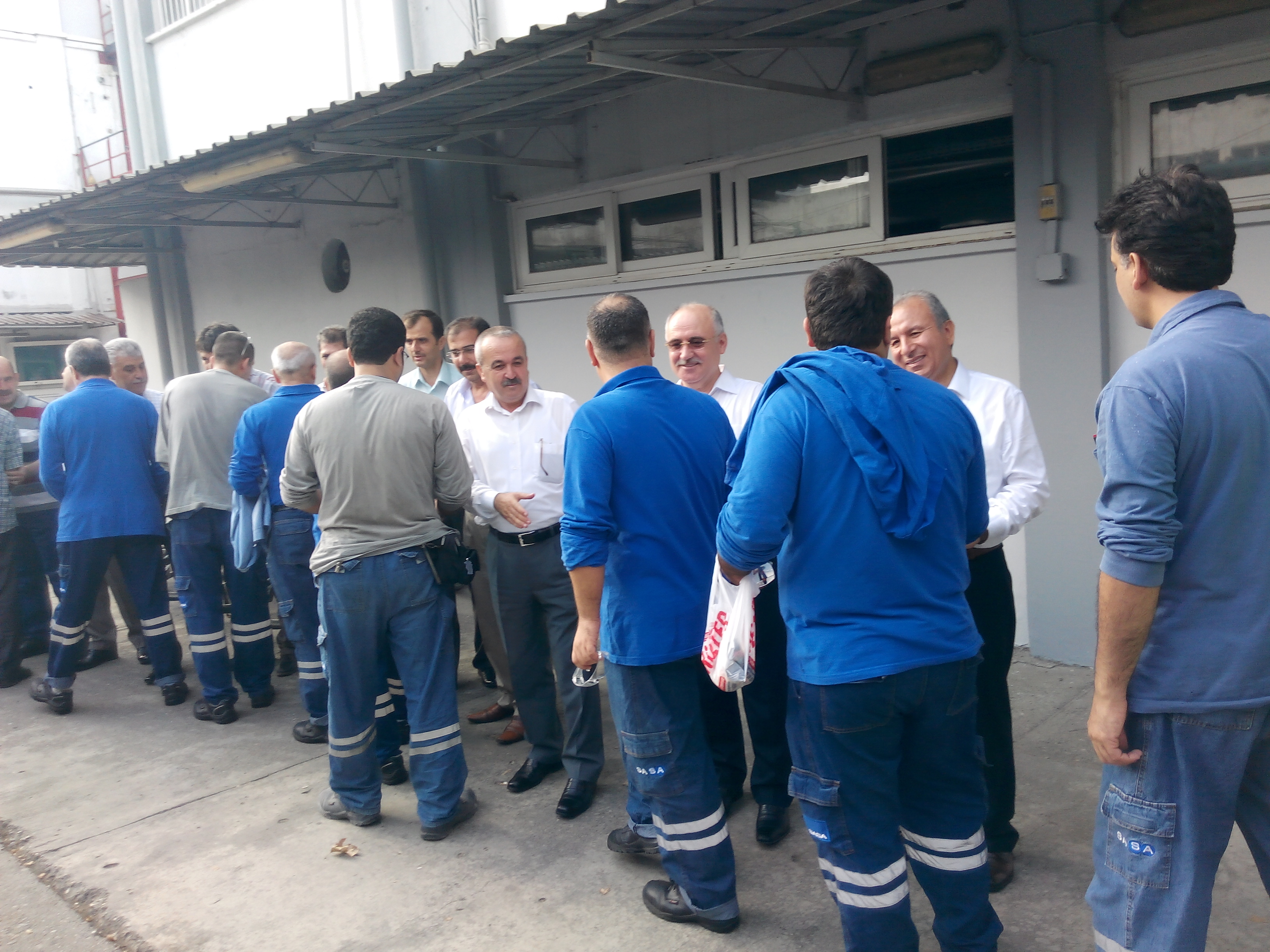 Genel Yönetim Sekreterimiz ve Adana Şubemizin SASA ve İndorama İşyerleri’nde Geleneksel Bayramlaşma Töreni